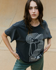 Baggie Tee II - Washed Black