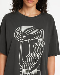 Baggie Tee II - Washed Black