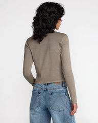 Fortune Long Sleeve Tee - Desert Taupe