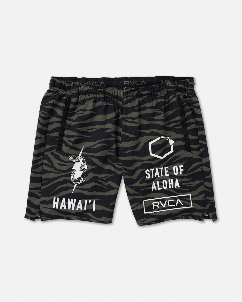 Hawaii Yogger Stretch 17" Short - Fatigue