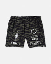 Hawaii Yogger Stretch 17" Short - Fatigue