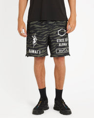 Hawaii Yogger Stretch 17" Short - Fatigue