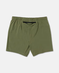 Yogger 2 In 1 Short 17" Shorts - Army Green