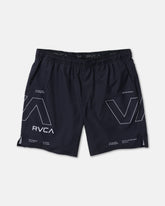 Yogger 2 In 1 Short 17" Short - Rvca Black