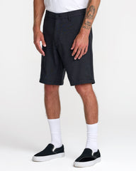 Sport Course Chino Short - Heather Black