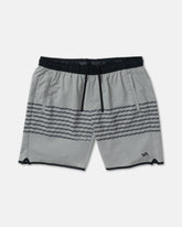 Yogger Stretch Contrast 17" Short - Heather Grey