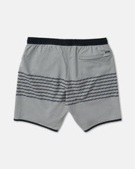 Yogger Stretch Contrast 17" Short - Heather Grey