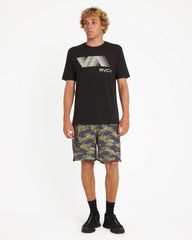 Yogger Stretch Contrast 17" Short - Olive