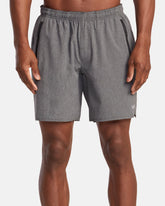 Yogger Stretch 17" Short - Charcoal Heather
