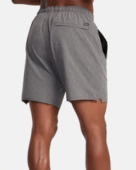 Yogger Stretch 17" Short - Charcoal Heather