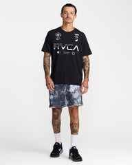 Yogger Stretch 17" Shorts - Black Blur