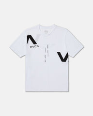 VAa Divided Short Sleeve Tee - White