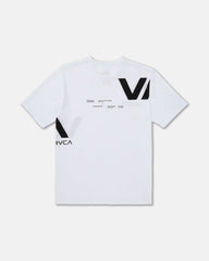 VAa Divided Short Sleeve Tee - White