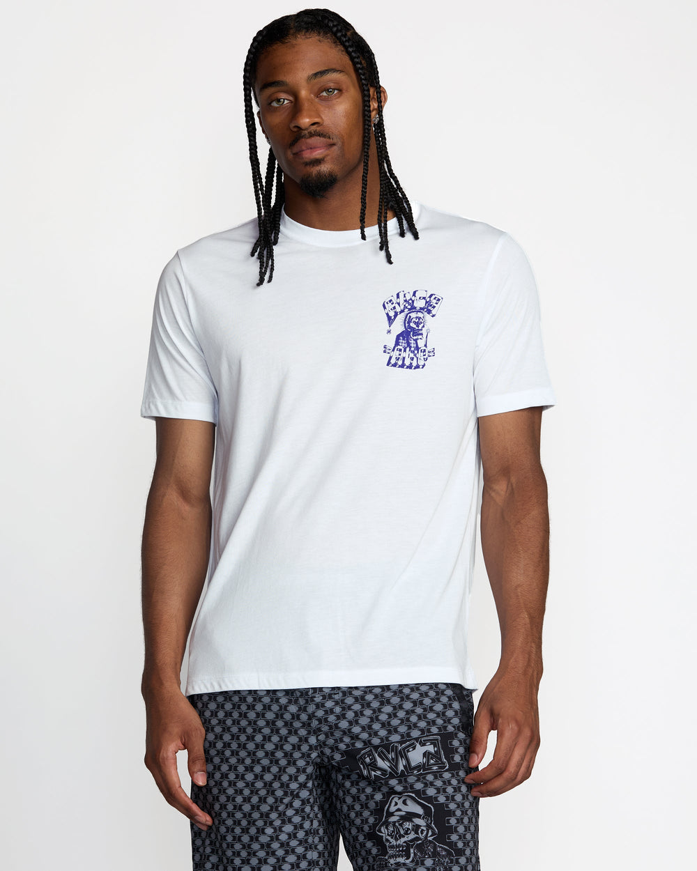 Jesse Barba Skull Wall Short Sleeve Tee - White