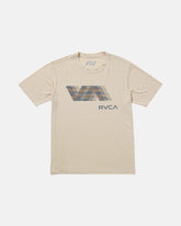 RVCA Blur Fill Short Sleeve Tee - Light Khaki