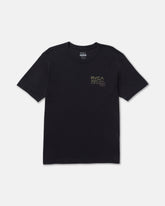 Hex Over Short Sleeve Tee - Black