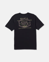 Hex Over Short Sleeve Tee - Black