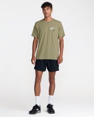 Hex Over Short Sleeve Tee - Covert Green