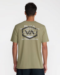 Hex Over Short Sleeve Tee - Covert Green
