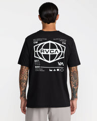 World Hex Short Sleeve Tee - Black