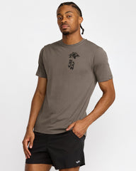 Benj Tiger Eyes Short Sleeve Tee - Mushroom