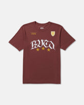 RVCA Star FC Short Sleeve Tee - Red Earth