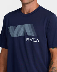 VA Blur Short Sleeve Tee - Navy Marine