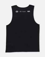 World Hex Tank Top - Black