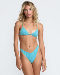Universal Energy Mirco Tri Bikini Top - Blue Hawaii Solid