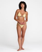 Amalfi Halter Triangle Bikini Top - Sunshine