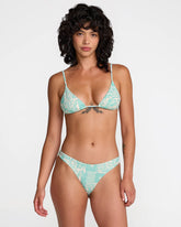 Sun Tides Triangle Bikini Top - Aqua Haze