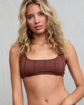 Sweetness Bralette Bikini Top - Mocha