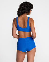 Pucker Boy Short Bikini Bottom - Blue Belt