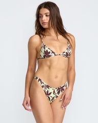 Paradiso Binded Ultra Skimpy Bikini Bottom - Lint Dark Floral