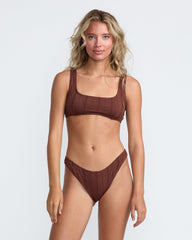 Sweetness Medium French Bikini Bottom - Mocha