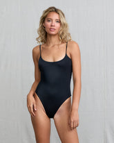 Solid Basic Scoop One Piece - Rvca Black