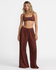Fade Crochet Shirt - Mocha