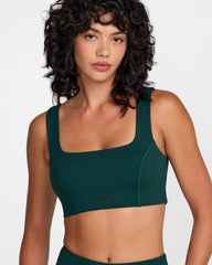 VA Square Neck Bra - Pine
