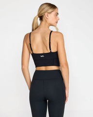 Sidelines Long Bra - Black