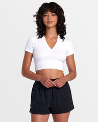 Sawyer Cotton Crinkle Short - Rvca Black