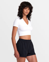Sawyer Cotton Crinkle Short - Rvca Black