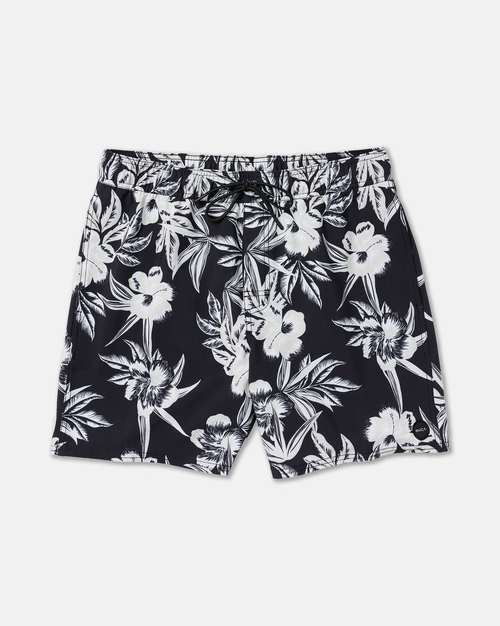VA Elastic 17" Shorts - Black Floral