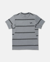 Sport Vent Stripe Short Sleeve Tee - Heather Grey