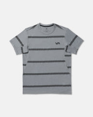 Sport Vent Stripe Short Sleeve Tee - Heather Grey