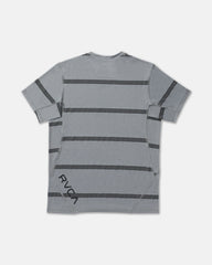 Sport Vent Stripe Short Sleeve Tee - Heather Grey