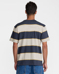 Dayshift Stripe Short Sleeve Tee - Light Khaki