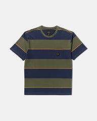 Dayshift Stripe Short Sleeve Tee - Moody Blue