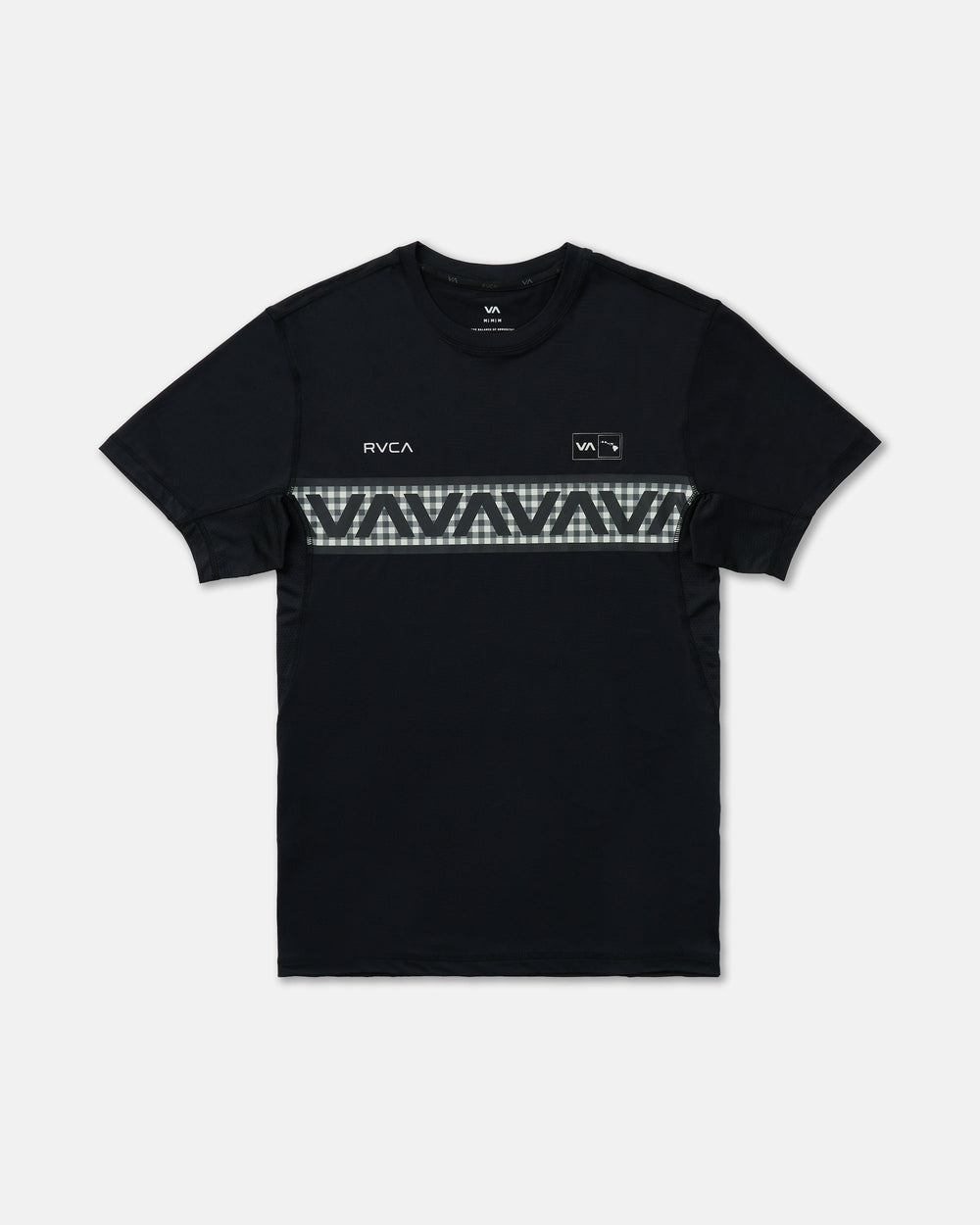 Hawaii Sport Vent Short Sleeve Tee - Black White