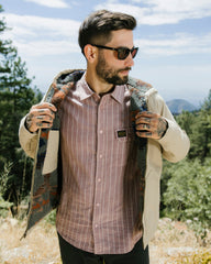 Dayshift Stripe II Short Sleeve Shirt - Red Earth