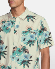Botanical Short Sleeve Shirt - Light Khaki